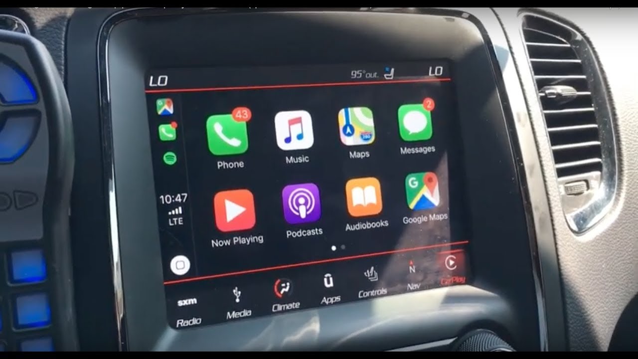 Учебное пособие по использованию Apple Carplay для Dodge Durango 2019 года (очень простое и полез...