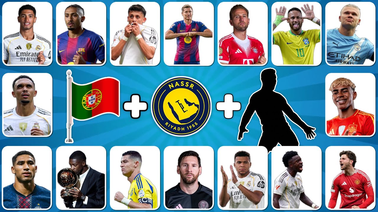 Can You Guess The Player By Song, Goal Celebration, Nationality & Club 🤔⁉️ | Ronaldo,Messi, Neymar