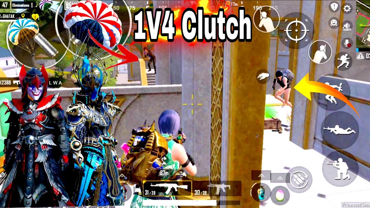 Solo Player Ne Kar Diya 1v4 Clutch 😎 | BGMI 4.2 Event Gameplay Impossible clutch