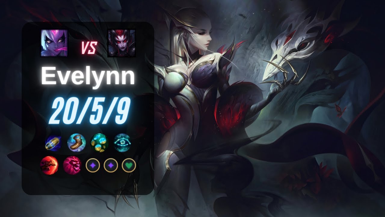 EVELYNN JUNGLE vs ELISE - EUW LoL Challenger Patch 14.3