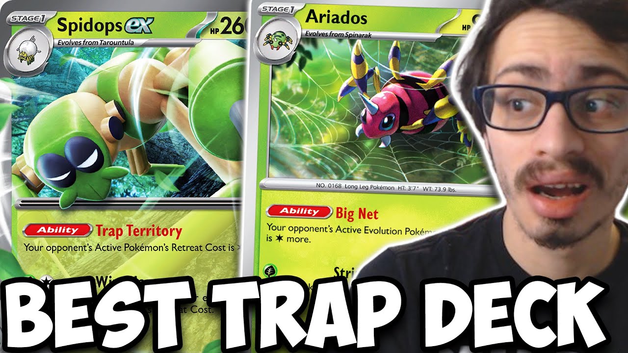 The Best Trap Deck?! Spidops ex/Ariados Deck! Double Spider Deck! PTCGL