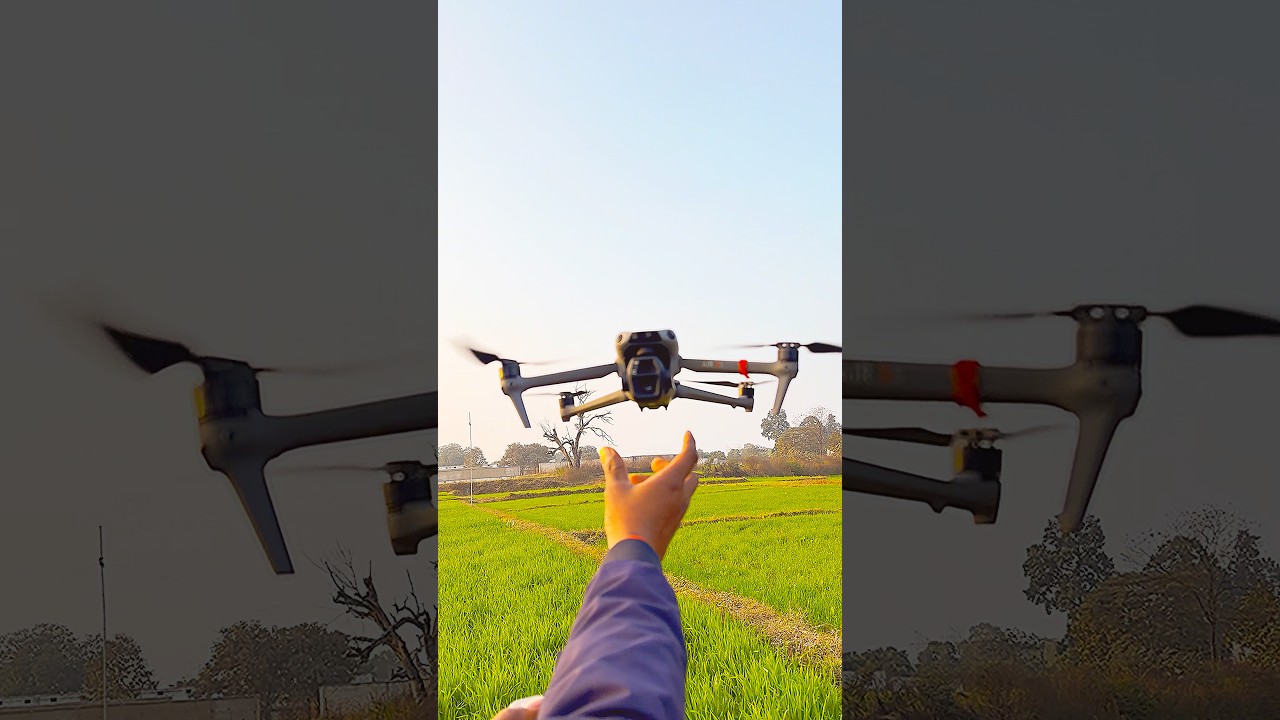 Dji Air 3s landing drone video | 
