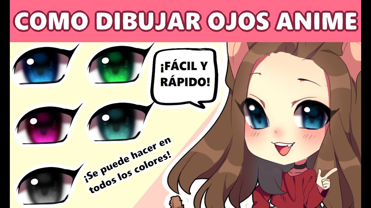 COMO DIBUJAR OJOS ANIME (fácil y rápido)