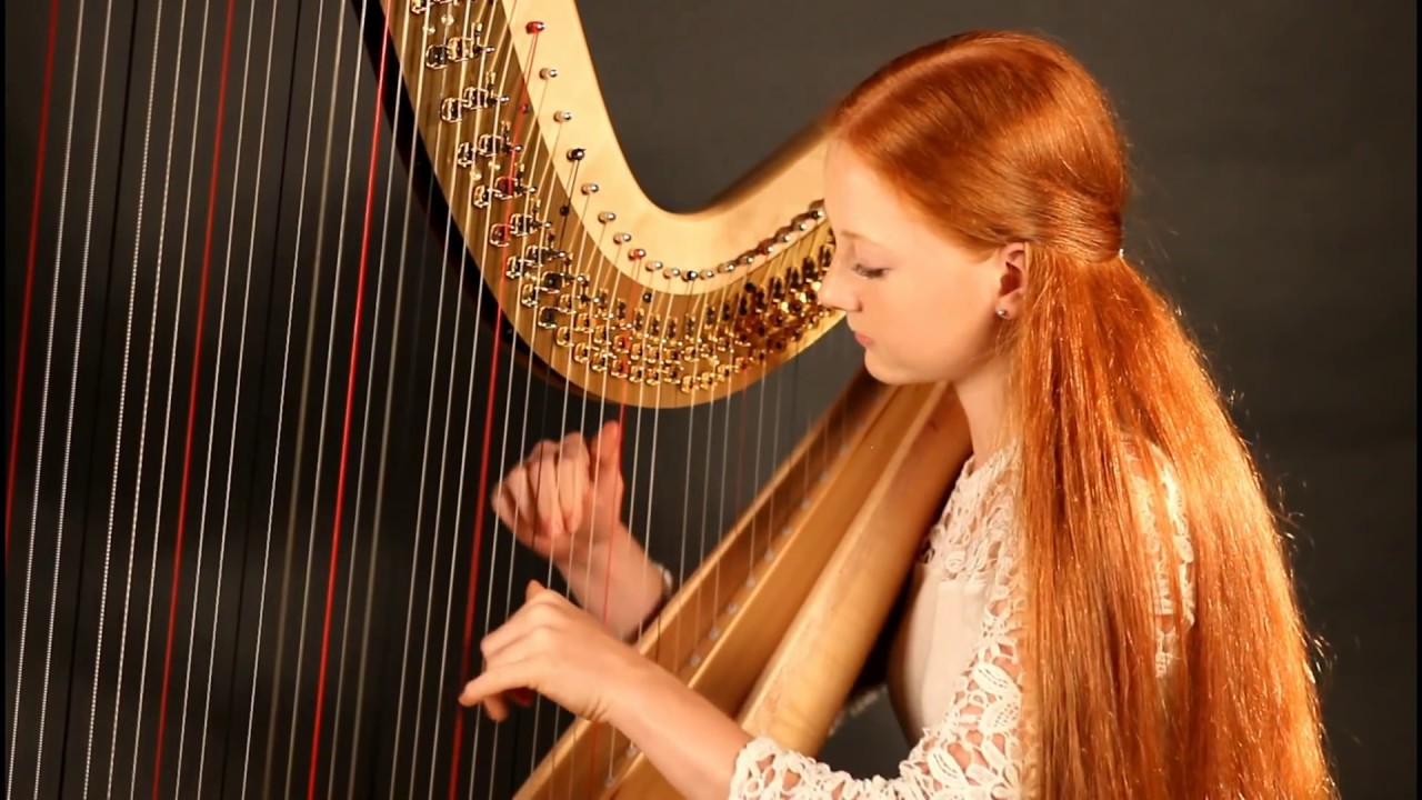 River flows in you, Yiruma - by Inge Louisa on harp 竖琴