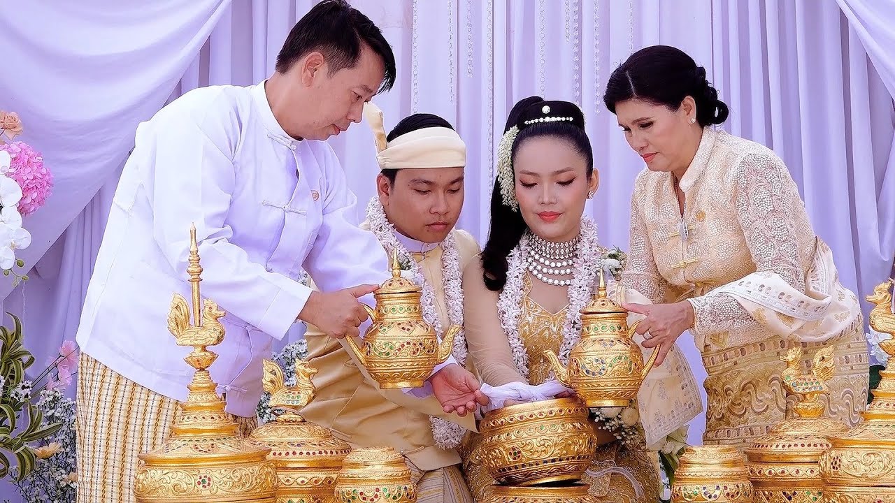 🧡 မောင်ဟန်နိုင်ထွန်း နှင့် မငြိမ်းငြိမ်းစံသူ 🧡 တို့၏ ခမ်းနားလှတဲ့စုလျားရစ်ပတ်ထိမ်းမြားမင်္ဂလာ ...
