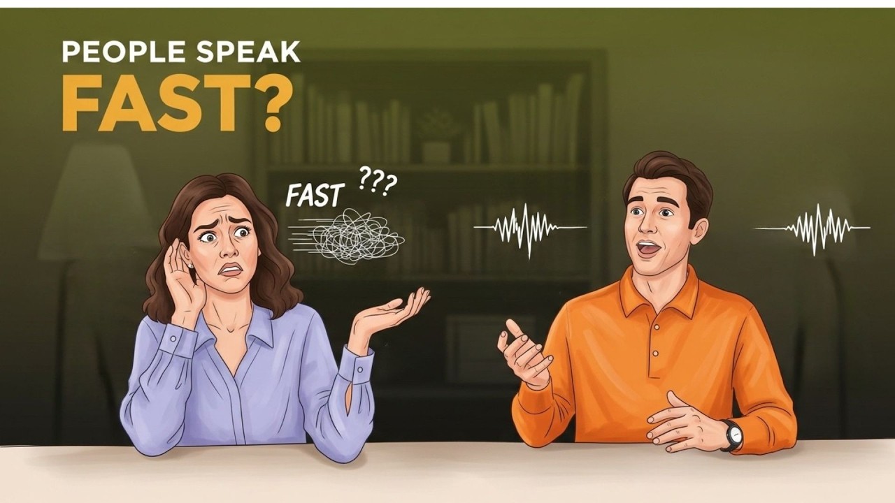 EASY ENGLISH CONVERSATION | PEOPLE SPEAK FAST? CAN'T CATCH THE WORDS? | A2-B1 PODCAST