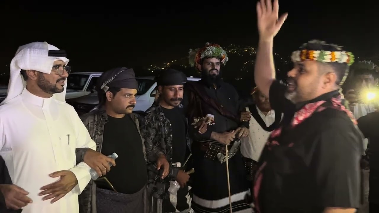 الشاعر أبو تركي الحيادي الغزواني في عيدية بلغازي في جبل فوسان ببلغازي