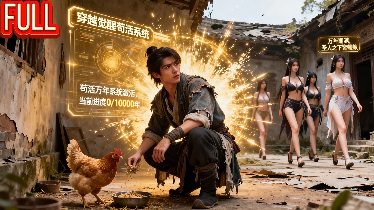 MutiSUB🔥屌丝穿越修真界觉醒系统💥只要苟活万年就能天下无敌，表面是低阶弟子实际已成圣人，妖魔上赶着送人头，那就别怪我不客气了！