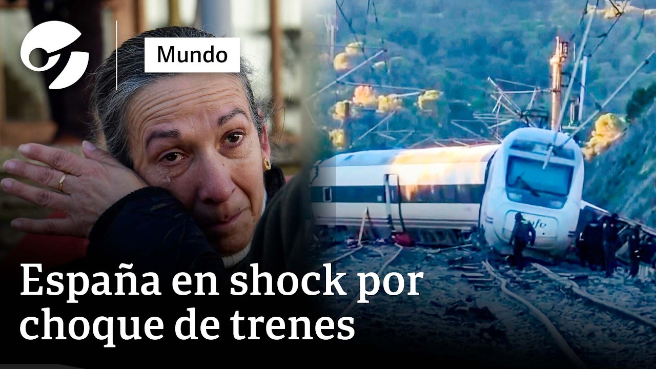 CHOQUE DE TRENES en ESPAÑA: caos, heridos y emergencia en ADAMUZ