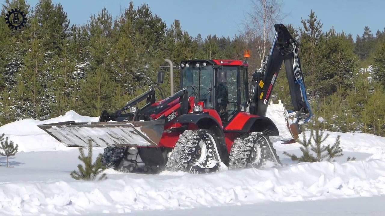 Huddig 1260C Muddy Mary in snow