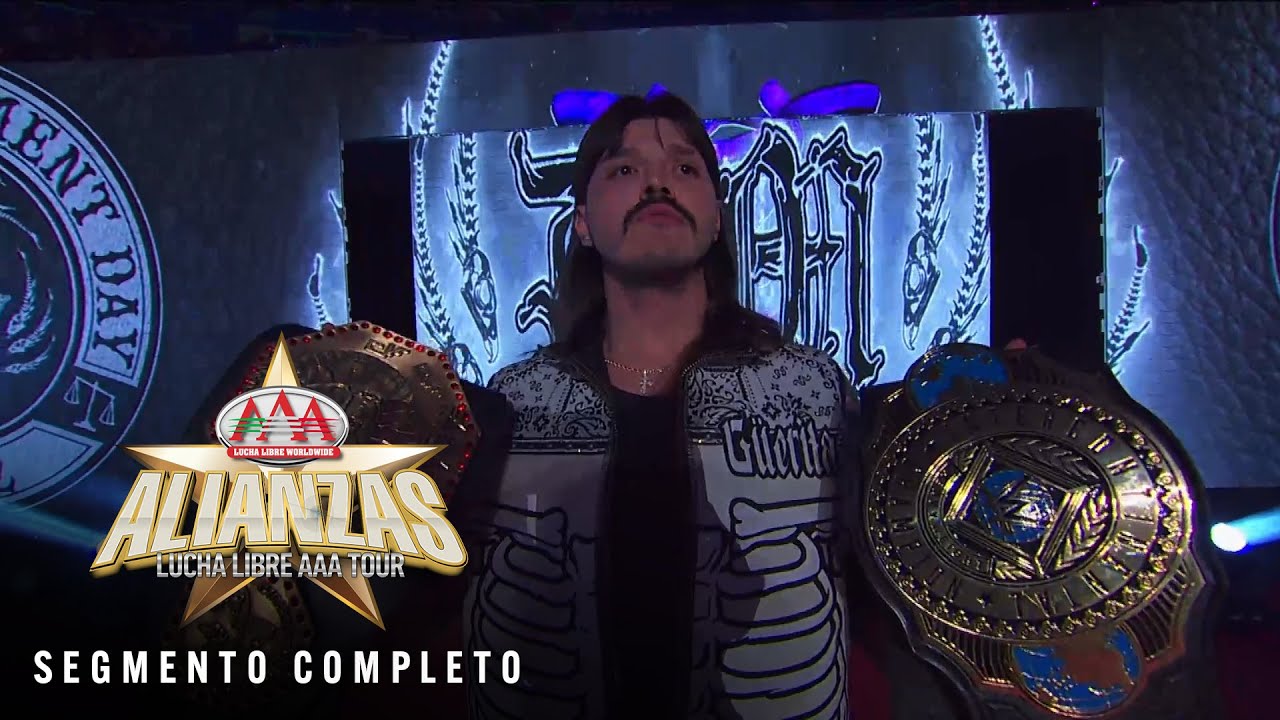 Dominik Mysterio llega como doble Campeón: Alianzas Lucha Libre AAA, 27 de Sep, 2025