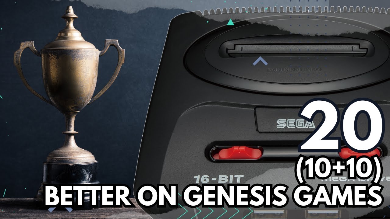 🏆 20 (10+10) games BETTER on 🔵 Sega GENESIS than on 🔴 Nintendo SNES | WHAT do YOU think❓