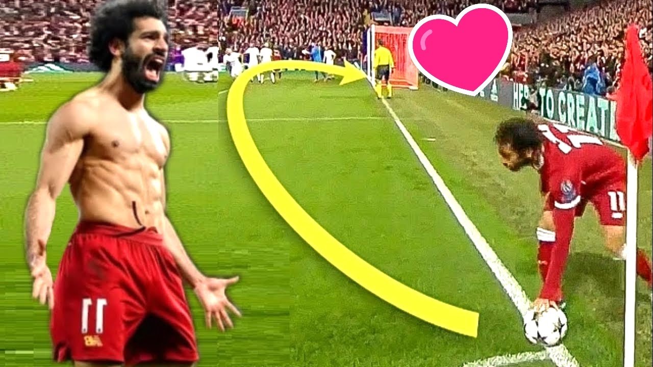 تعلم كيف تراوغ المدافعين مثل محمد صلاح  - 5 مهارات عالمية 🔥❤