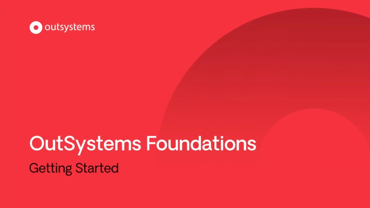 Getting started with OutSystems