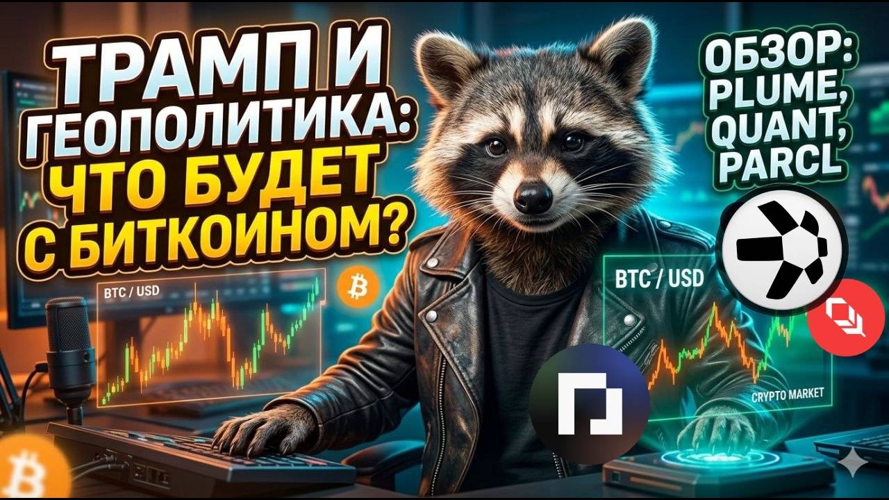 ТРАМПУ ГРОЗИТ ИМПИЧМЕНТ?! 🚀 Что будет с BTC? Разбор Plume, Parcl и Quant.