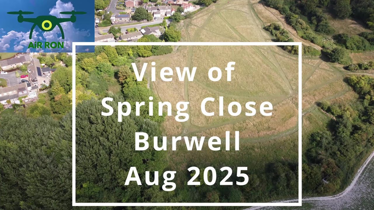 Spring Close, Burwell – A View from Above