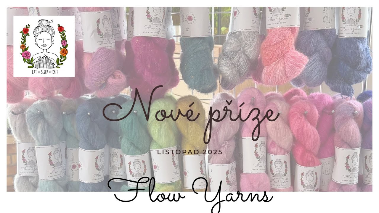 Nové příze Flow Yarns a Háčkovací maraton