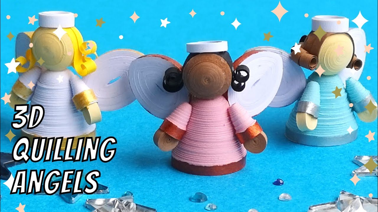 Quilling Angels - Creating Dolls out of Paper Strips