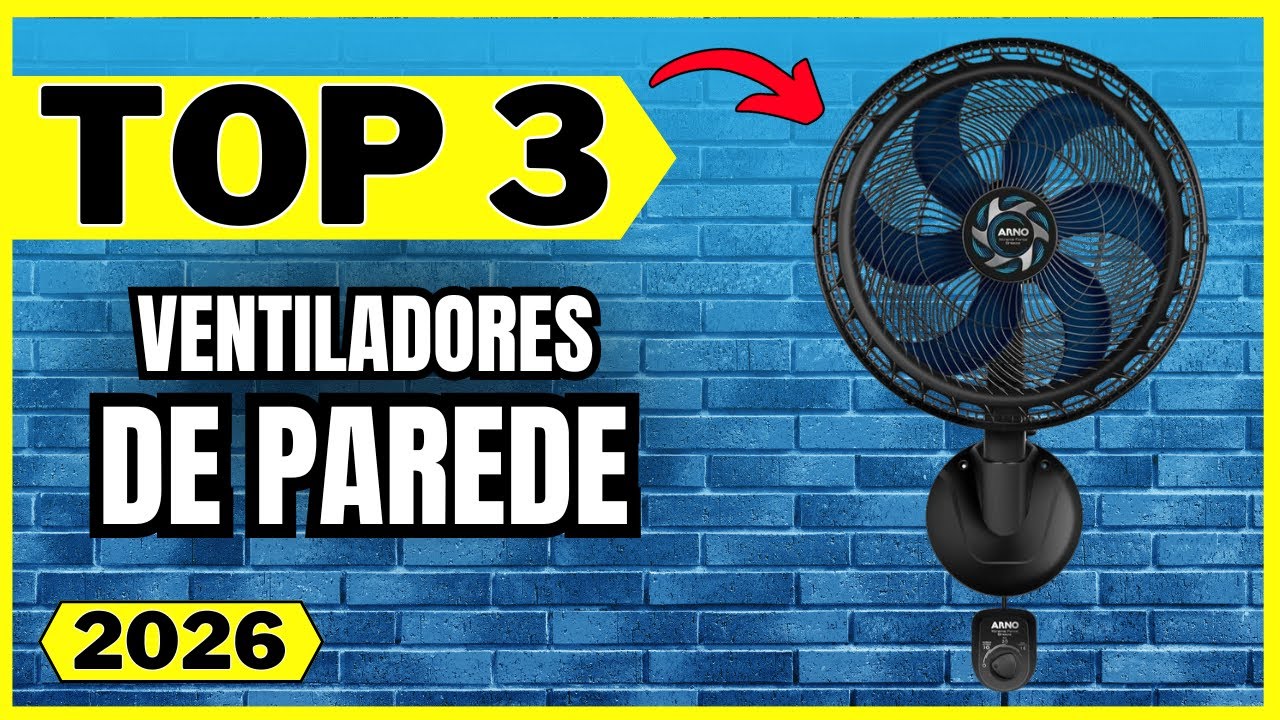 Os 3 MELHORES Ventilador de Parede Custo Benefício de 2026!