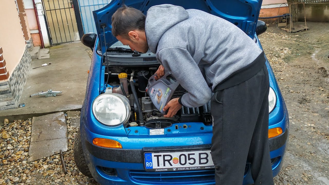 Am făcut revizia la mașină acasă!