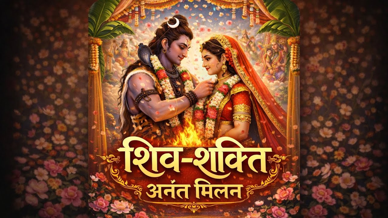 Shiv Shakti Ka Anant Milan🔱 Mahadev Parvati Divya Milan Bhajan |Har Har Mahadev🙏like/share subscribe