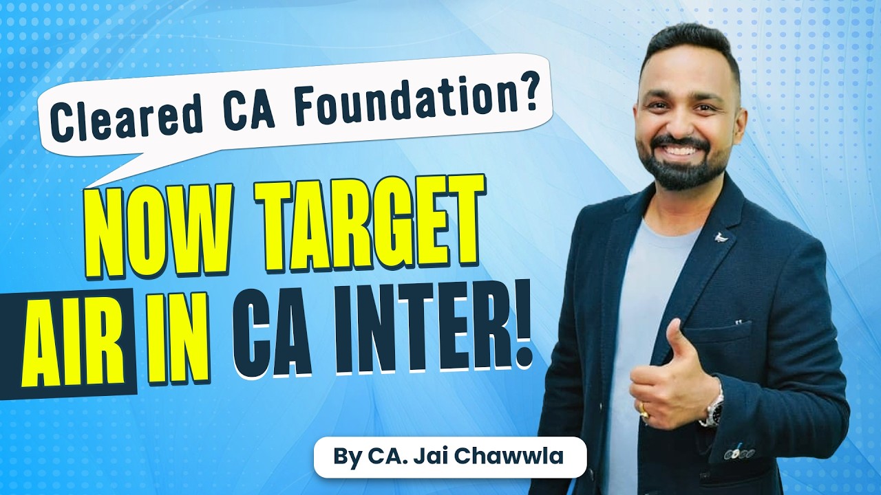 CA Foundation Done? Now Start Your CA Intermediate | Live Batches Coming – V'Smart Academy 🚀