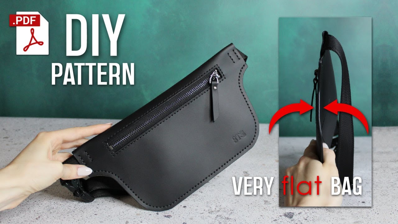Very flat bag #diy #pattern PDF (Tutorial) [#1]