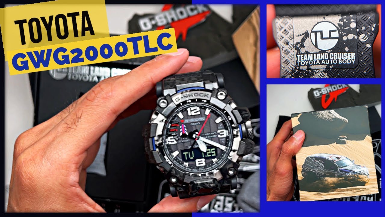 Команда Land Cruiser - часы GWG2000 G-Shock Casio - НОВЫЕ часы 2022 Toyota TLC Collaboration GWG2...
