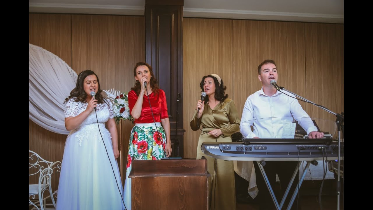 Dani & Bia Bălan , Laura Mureşan , Ligia Mureşan- Nădejdea mea e Dumnezeu| Live nunta Florin& Ligia