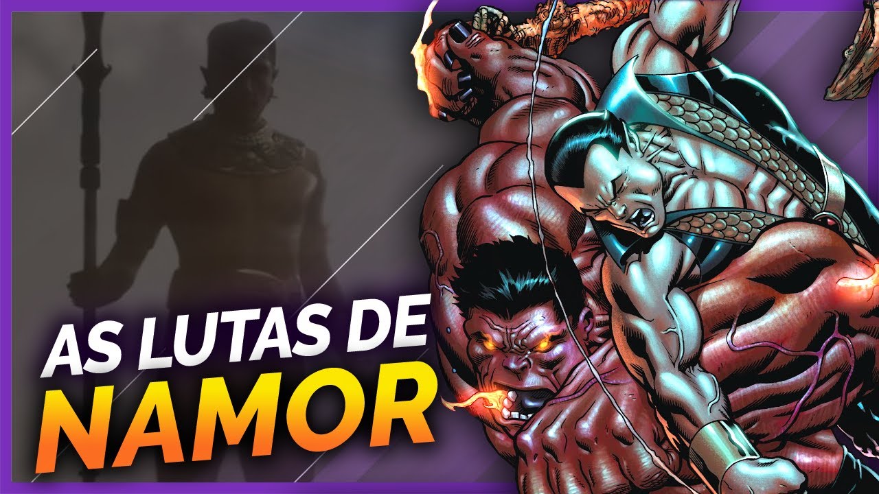 10 GRANDES CONFRONTOS DE NAMOR NOS QUADRINHOS