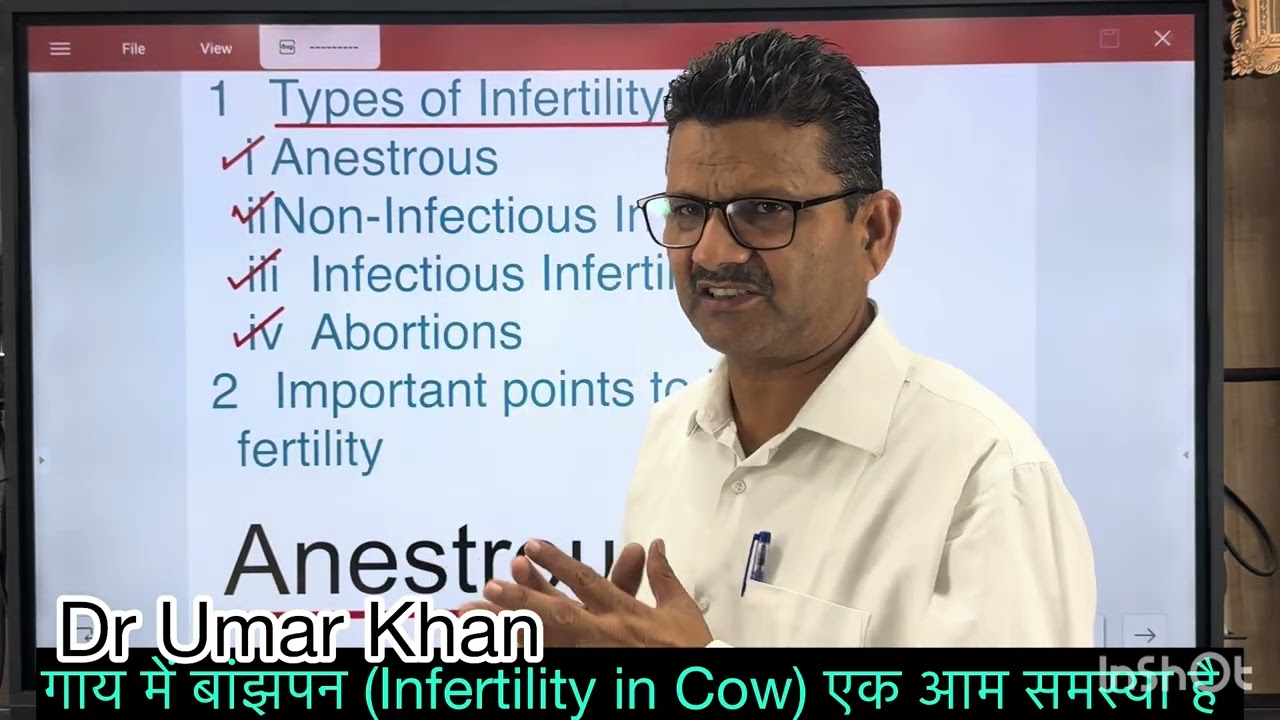 Anestrus l इंफर्टिलिटी l dr Umar khan