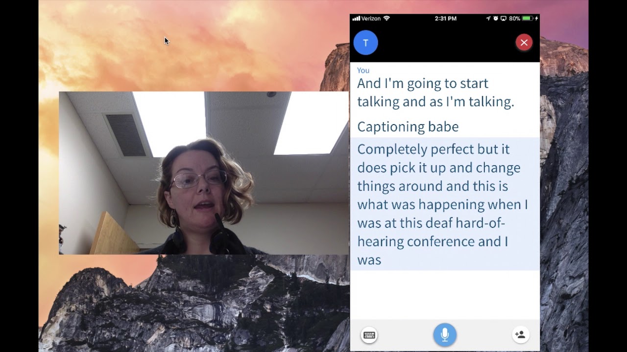 Ava app live captioning app