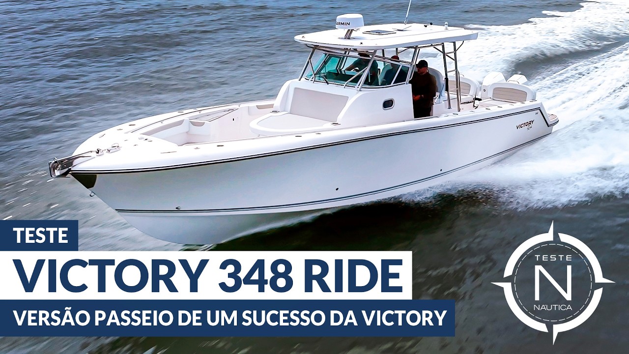 Teste Victory 348 Ride: a lancha que impressiona em tudo | NÁUTICA