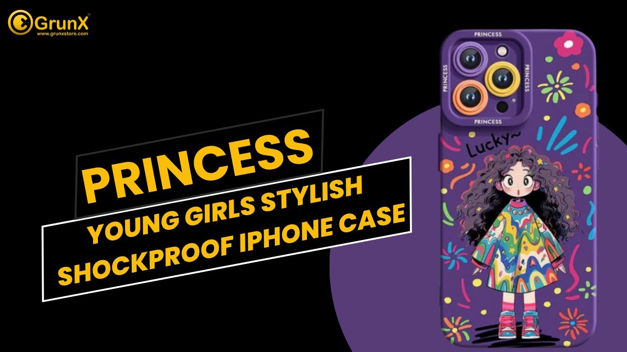 Young Girls Stylish Shockproof iPhone Case