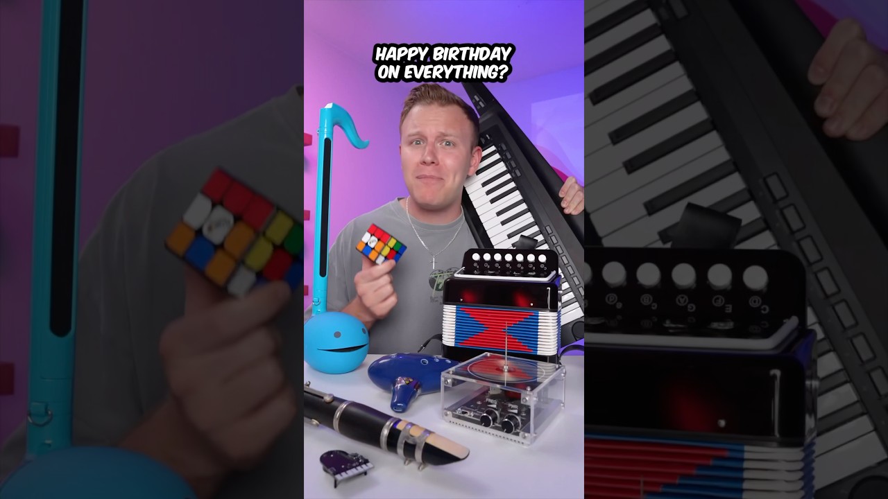 Playing Happy Birthday on EVERY Instrument!