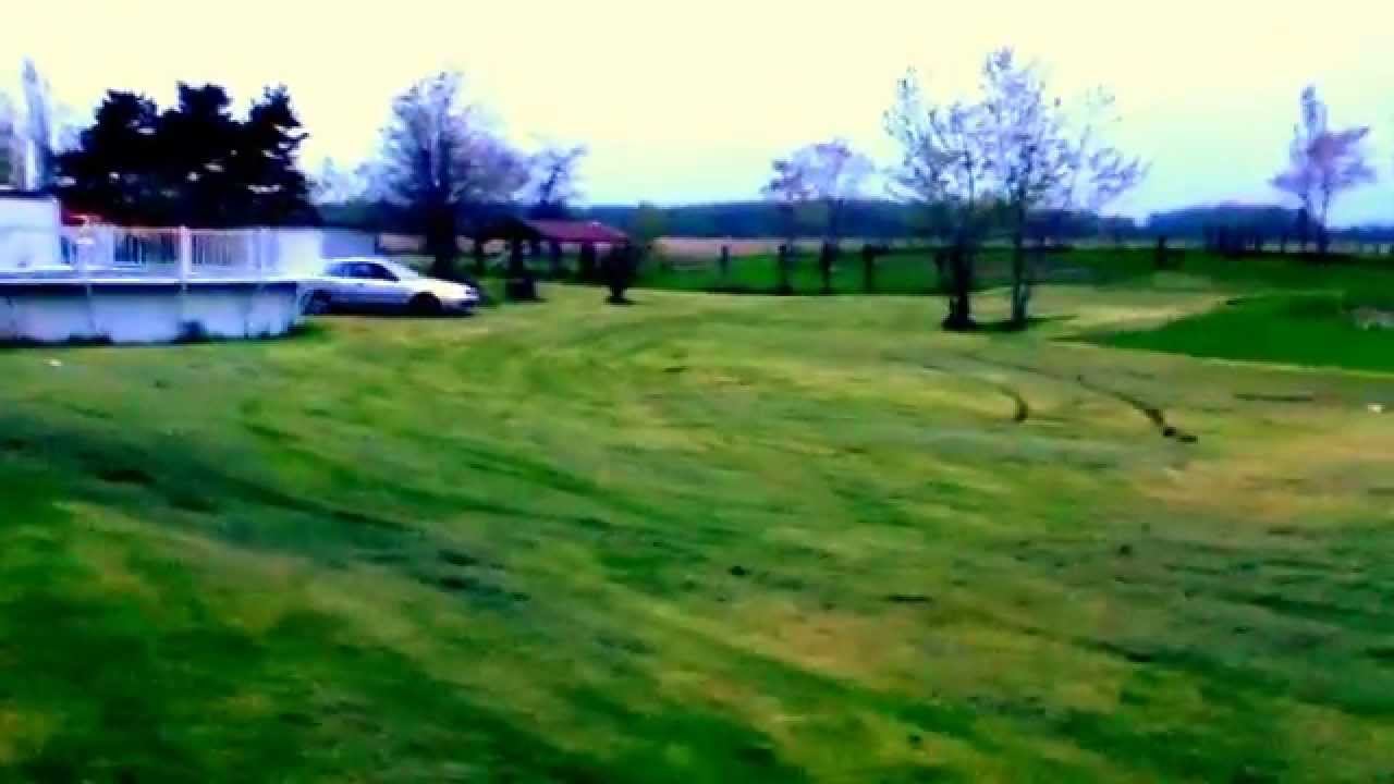 Honda Civic Drifting in the backyard.