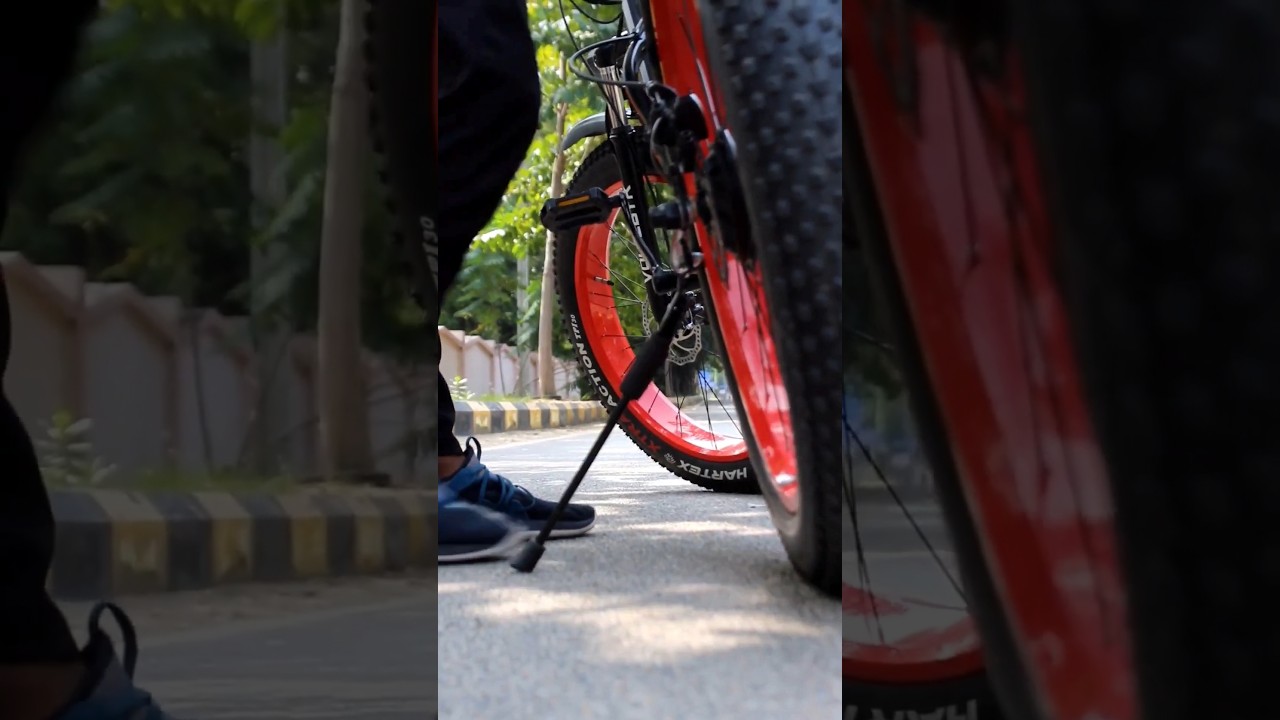 Best fat tyre electric cycle ⚡ india with Jaguar frame 😈 21 gears 🔥 at low price 🤩 #fatbike #mtb