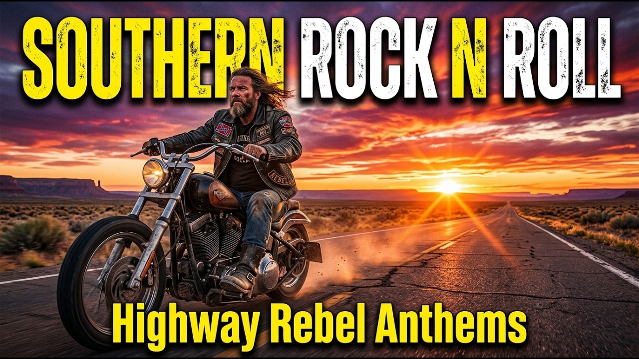 Southern Rock N Roll Rebellion 🔥 Ultimate Road Trip Anthems for Wild & Free Souls (Turn It Up Loud!)