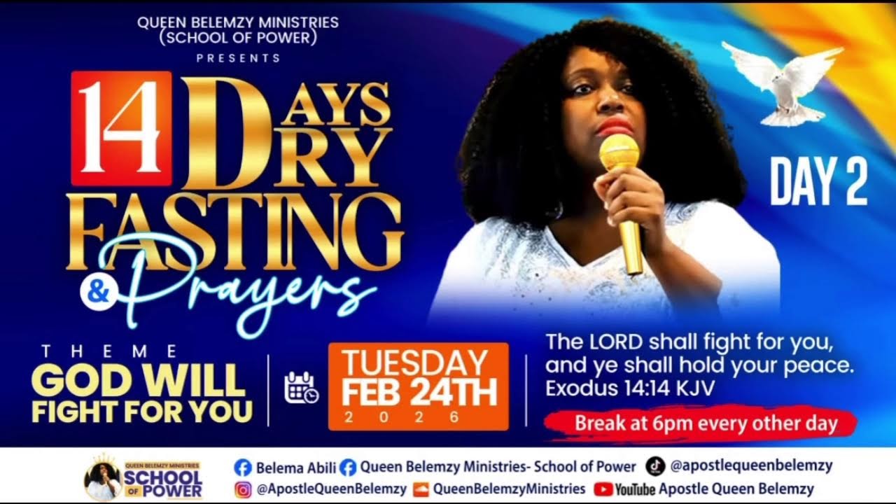 DAY 2 of PRAYING in TONGUES for 14 minutes from 14 Days Dry Fasting & Prayers. COMBINED.