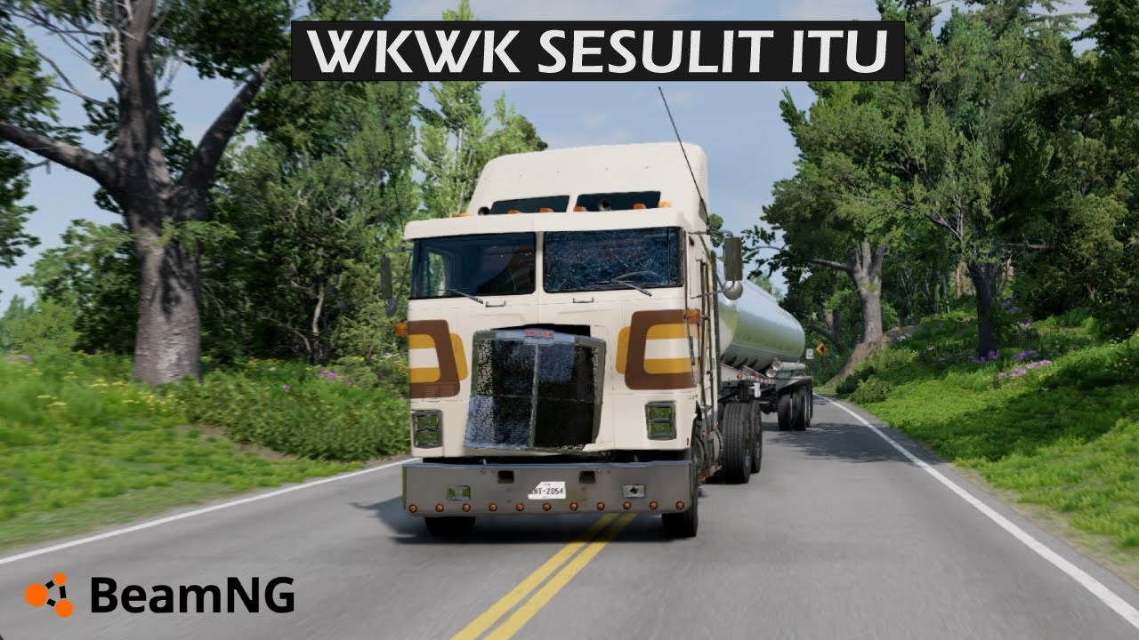 Apa iya sesulit itu kirim bensin versi senggol penyok??? 😏😏😏 | BeamNG Drive Indonesia