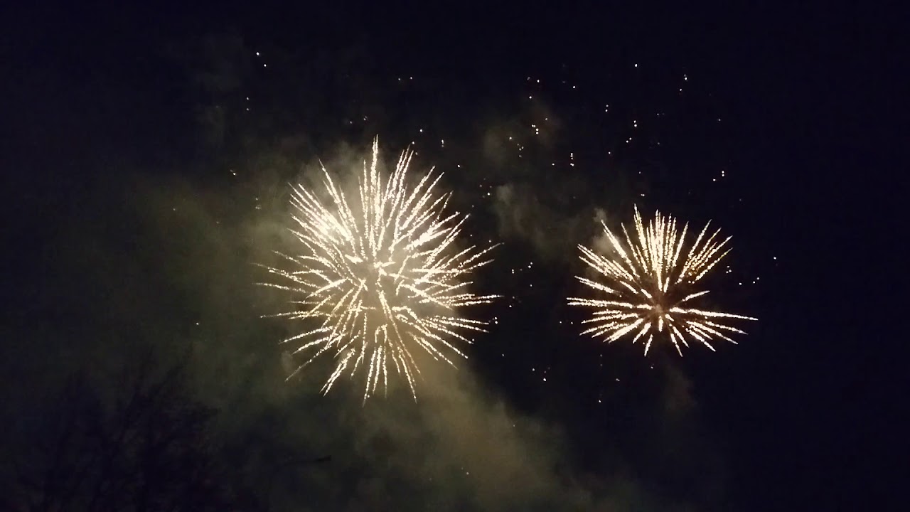 Novoroční ohňostroj Ostrava 1.1.2018