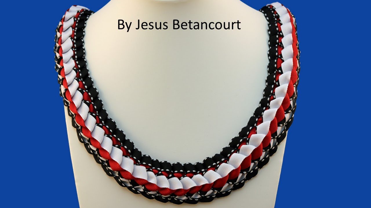 Very Easy, Double Braided Ribbon Lei for Graduation 