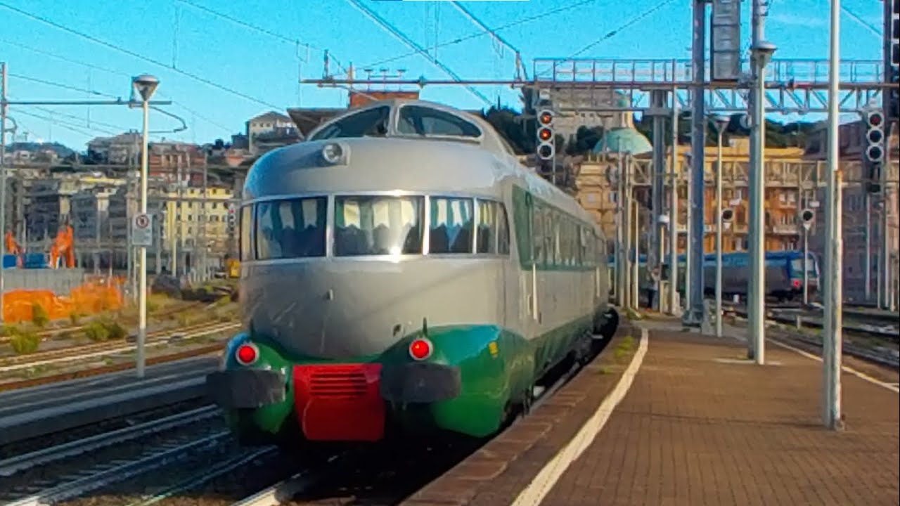ETR 252 e TAF trenord in Liguria e treni merci ordinari e deviati nel levante ligure