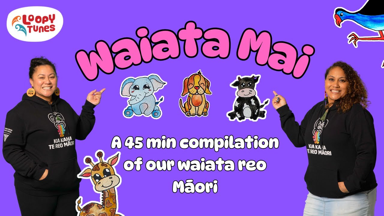 Waiata Mai | 45 min Compilation | Te Reo Māori | Preschool Music | Fun Songs For Kids