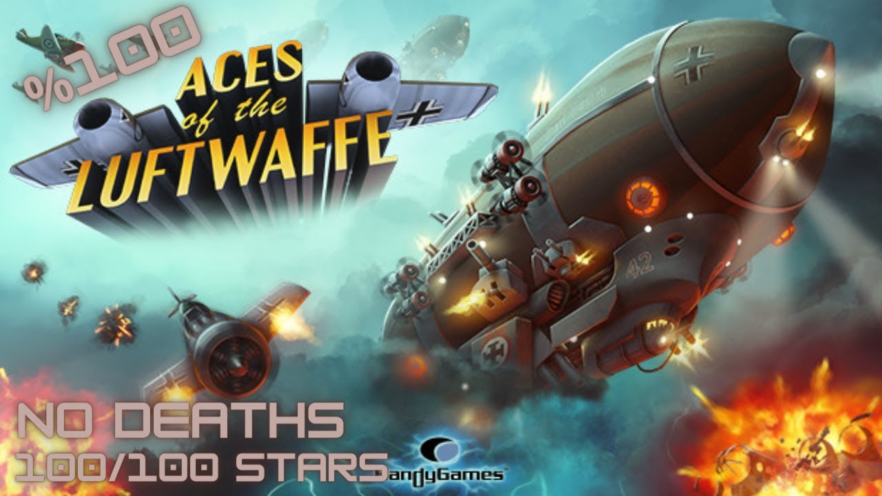 Aces of the Luftwaffe No Deaths/All Levels Cleared %100 Walkthrough