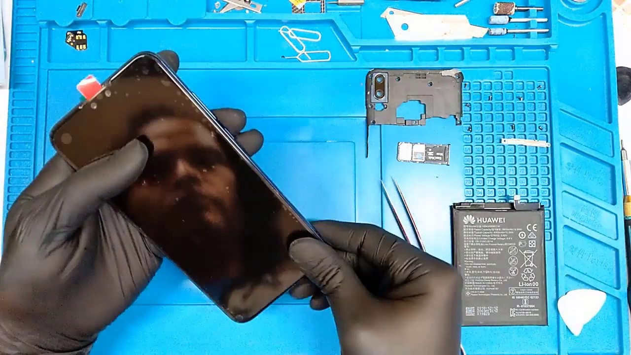 Huawei Y9 2019 cambiar pantalla LCD como desmontar reparación
