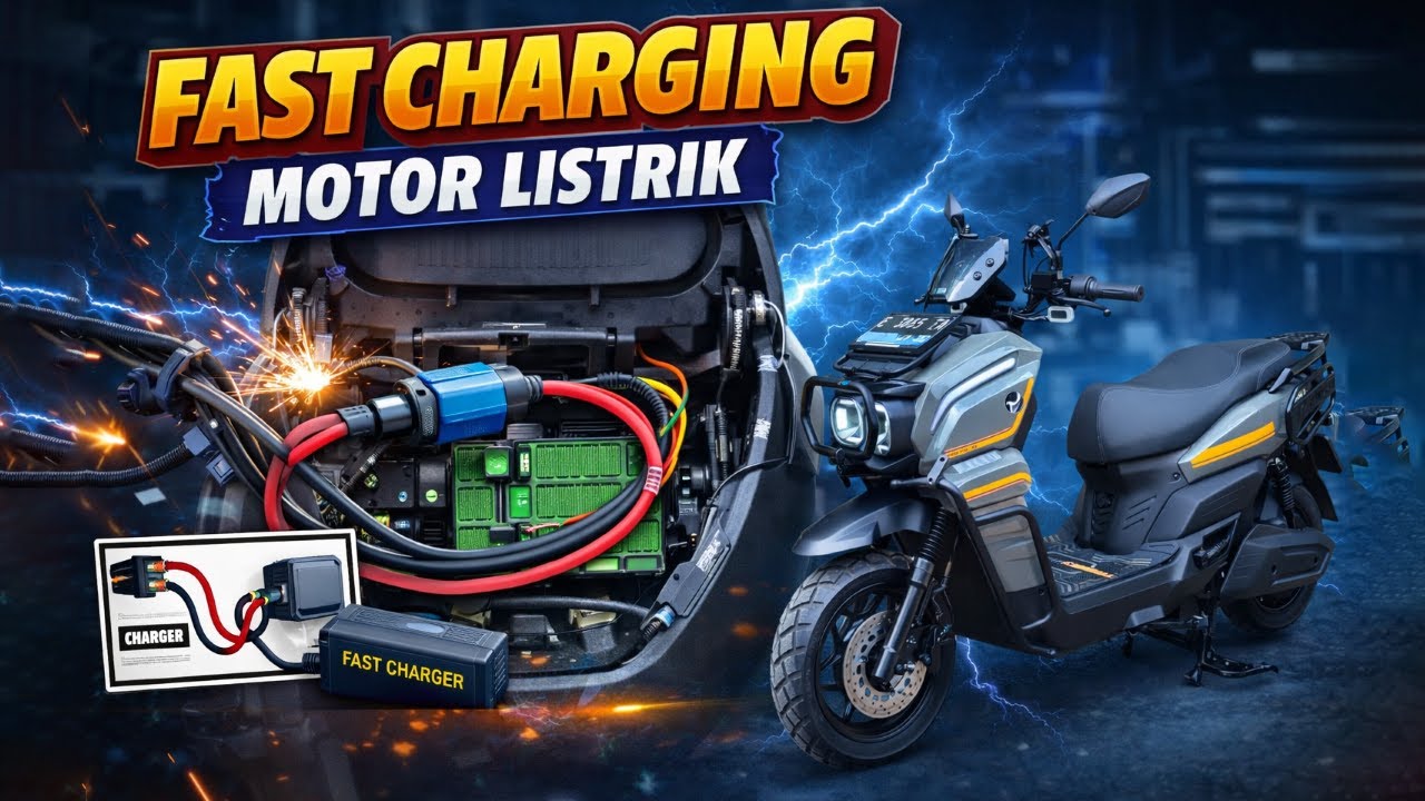 ⚡ Fast Charging Motor Listrik | Pengalaman Ride EV Story