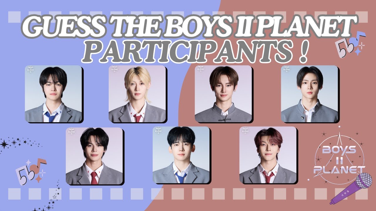 [KPOP GAME] GUESS THE 50 BOYS II PLANET PARTICIPANTS - BLINDTEST