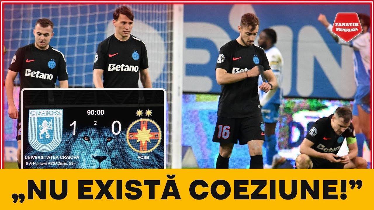TENSIUNI in vestiarul FCSB!? ADEVARATELE CAUZE ale DEZASTRULUI din dubla cu U Craiova