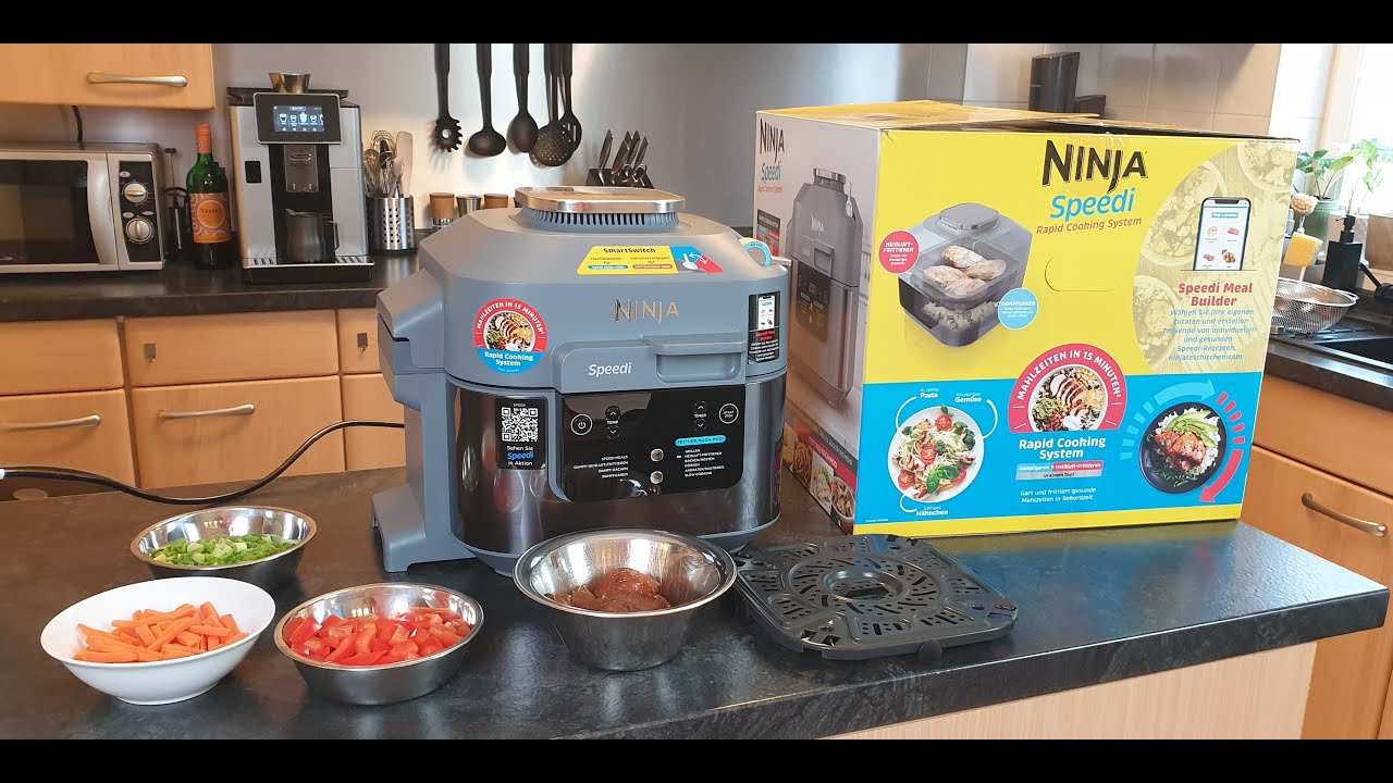 Ninja Speedi Rapid Cooking System & Heißluftfritteuse ON400DE Ninja ON0400EU Ninja Multicooker